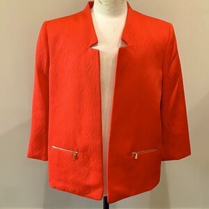 Preston & York Poppy Red Suit Jacket, NWOT